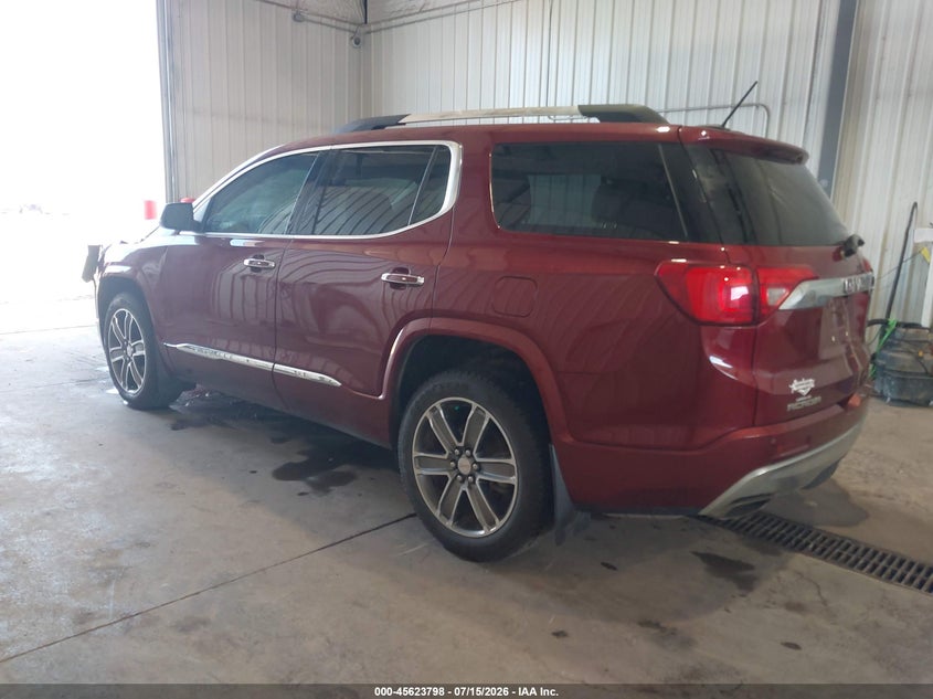 Vin: 1gkknxlsxhz118469, lot: 46122264, gmc acadia denali 20173