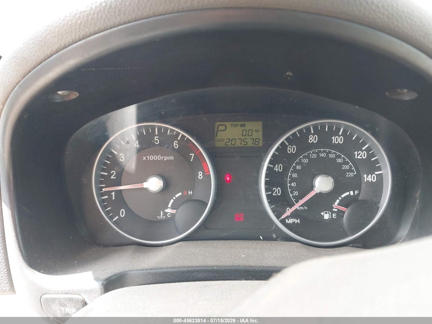 2007 Hyundai Accent Gls VIN: KMHCN46C17U164735 Lot: 45623814