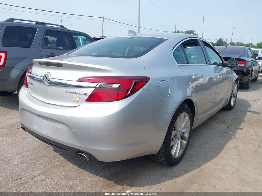 Vin: 2g4gk5ex8f9142490, lot: 46122362, buick regal turbo 20154