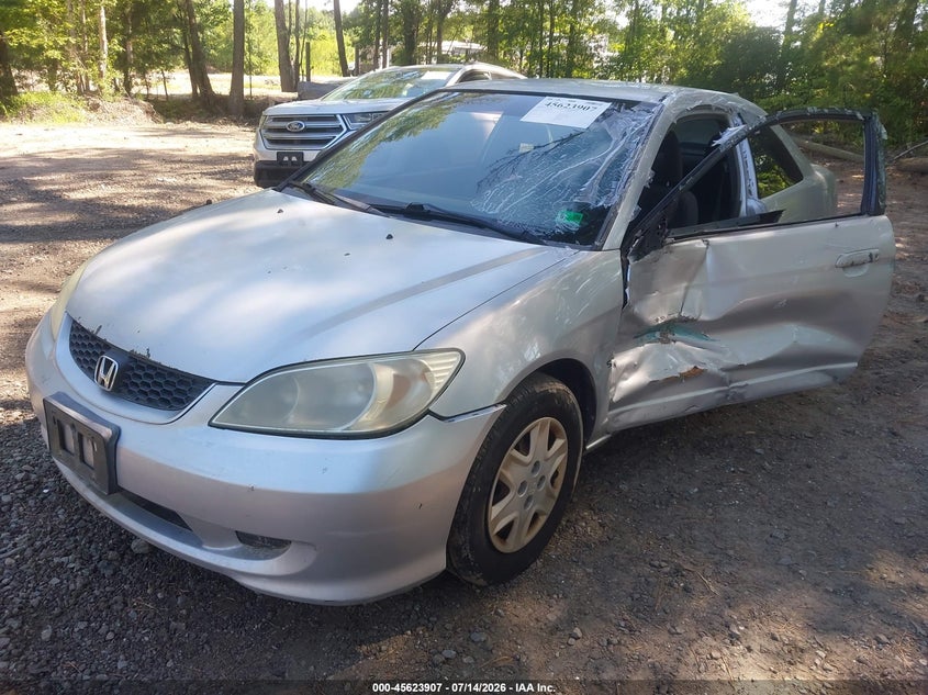 2005 Honda Civic, Left Side, IAAI, VIN 1HGEM22595L009639 — photo 2