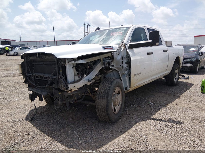 Vin: 3c6ur4cj4kg517875, lot: 46122377, ram 2500 tradesman  4x2 6'4 box 20192