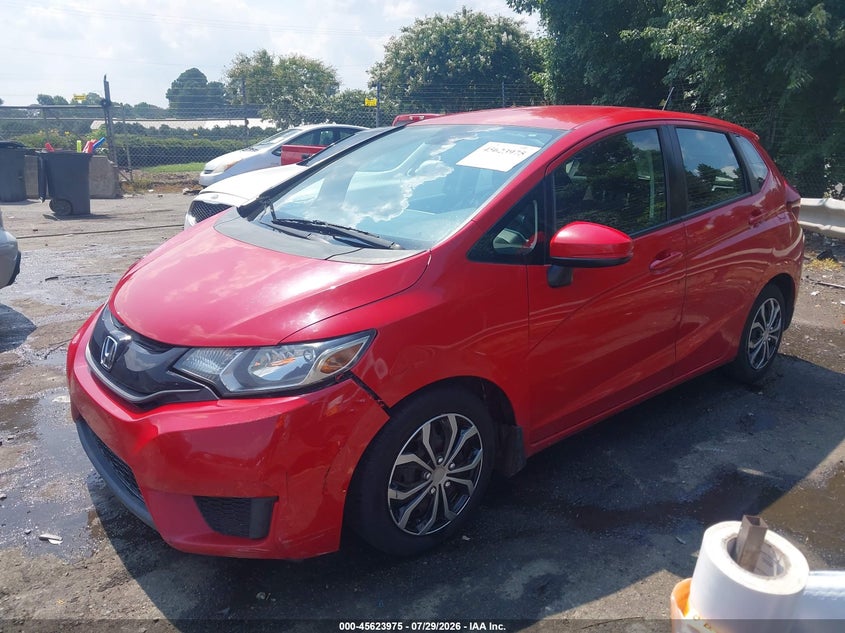 Vin: 3hggk5h5xfm758134, lot: 46122441, honda fit lx 20152