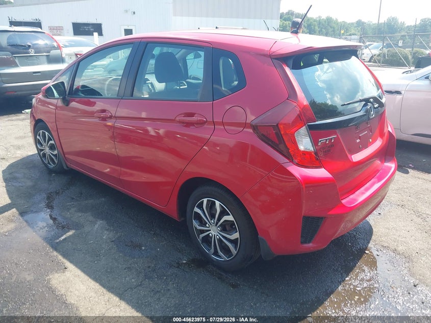 Vin: 3hggk5h5xfm758134, lot: 46122441, honda fit lx 20153