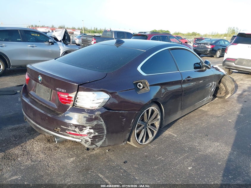 Vin: wba3r5c58gk373211, lot: 46122456, bmw 435i xdrive 20164