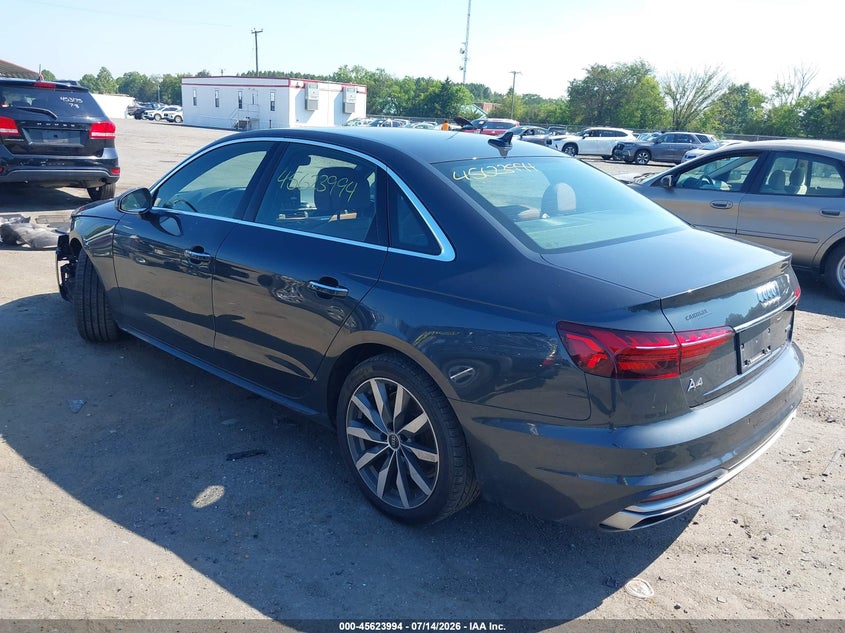 Vin: waubbaf43pn012544, lot: 46122460, audi a4 premium plus 40 tfsi quattro s tronic 20233