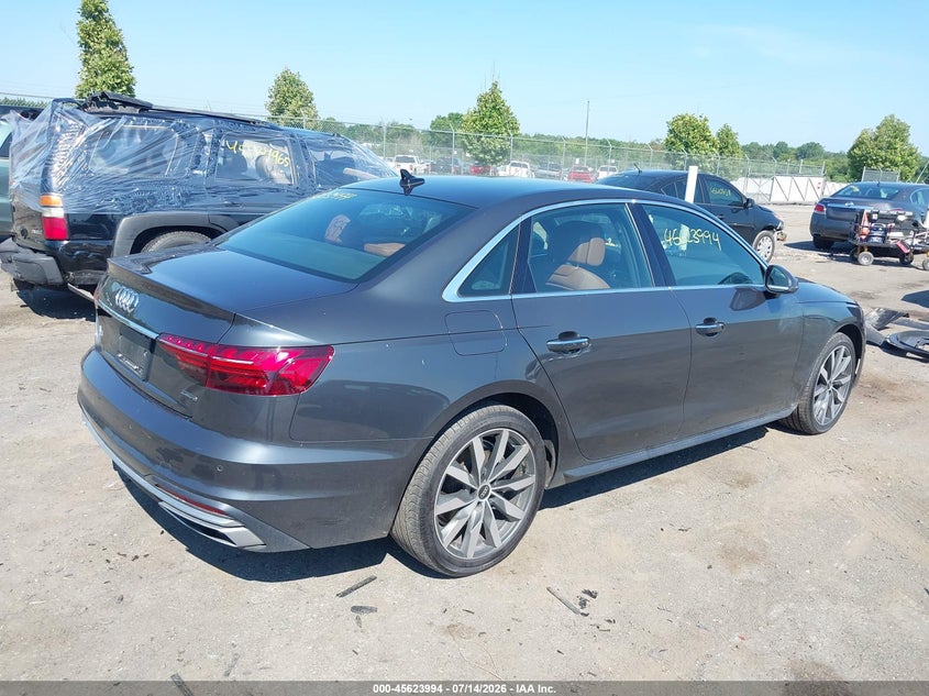 Vin: waubbaf43pn012544, lot: 46122460, audi a4 premium plus 40 tfsi quattro s tronic 20234