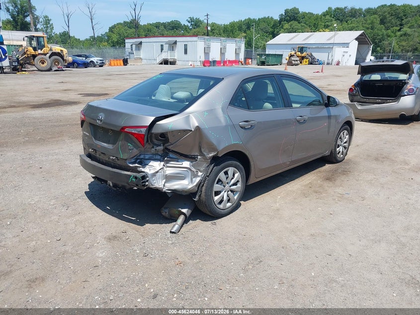2016 TOYOTA COROLLA auction photo 4