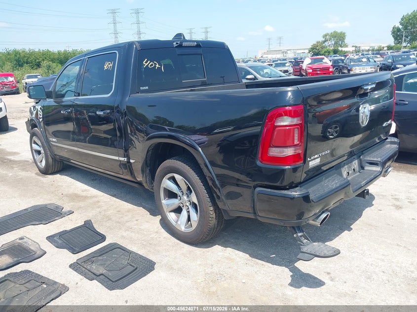 Vin: 1c6srfht9mn511903, lot: 46122537, ram 1500 limited  4x4 5'7 box 20213