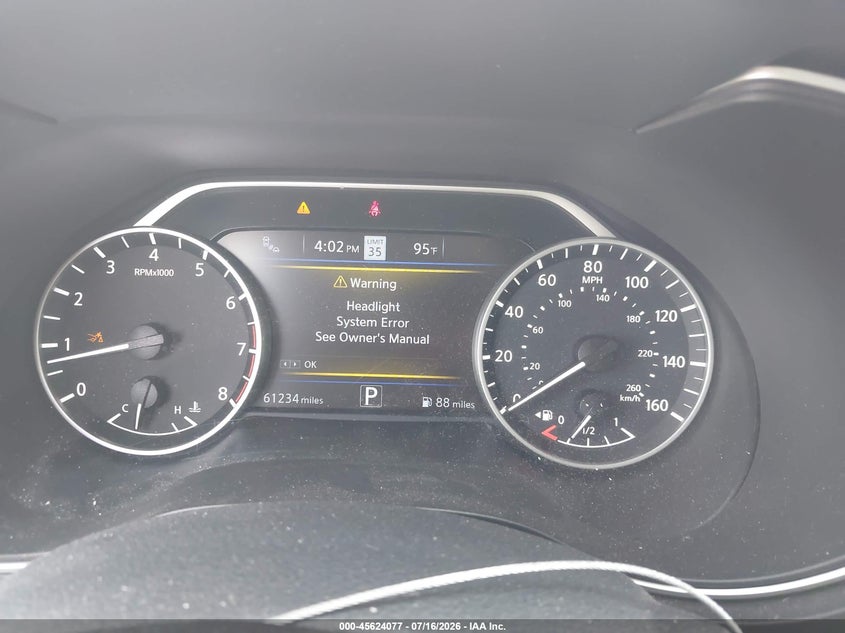 2022 Nissan Maxima Sr Xtronic Cvt VIN: 1N4AA6EV2NC501833 Lot: 45624077