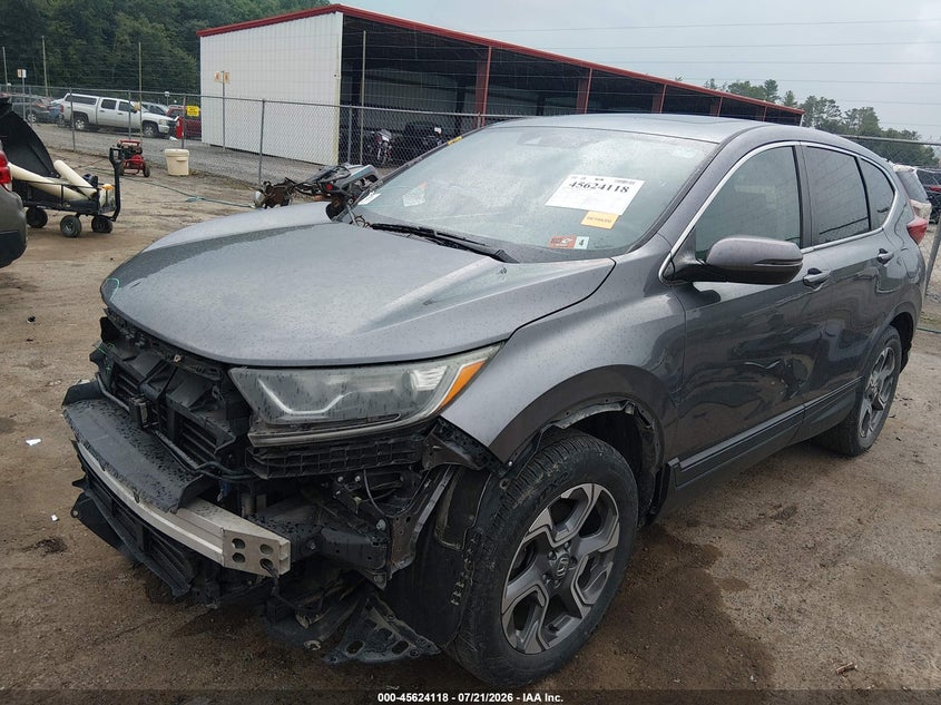 2017 Honda CR-V, Удар спереди, IAAI, VIN 5J6RW2H59HL034170 — фото 2