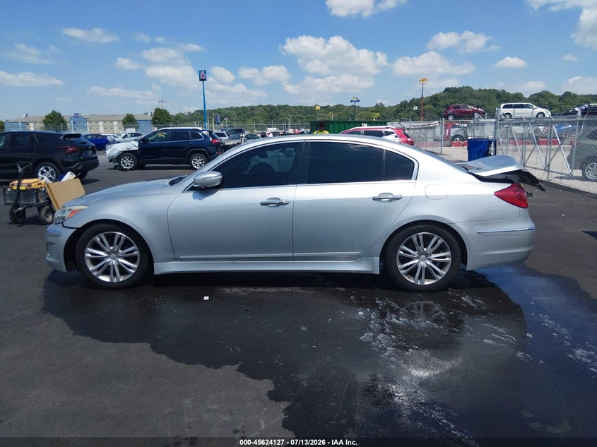 2013 Hyundai Genesis 3.8 VIN: KMHGC4DD9DU229877 Lot: 45624127