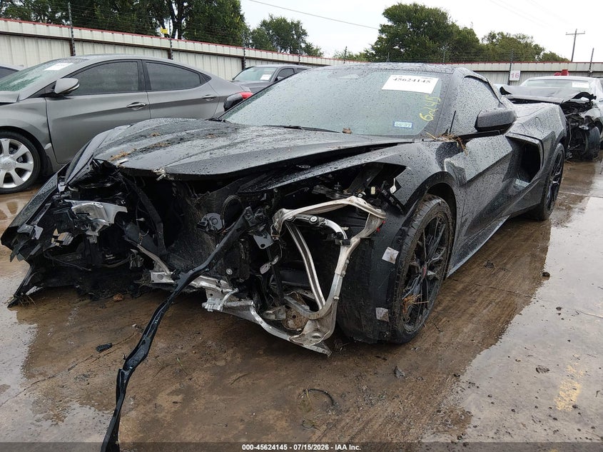 Vin: 1g1yb3d47s5106245, lot: 46122611, chevrolet corvette stingray rwd  2lt 20252