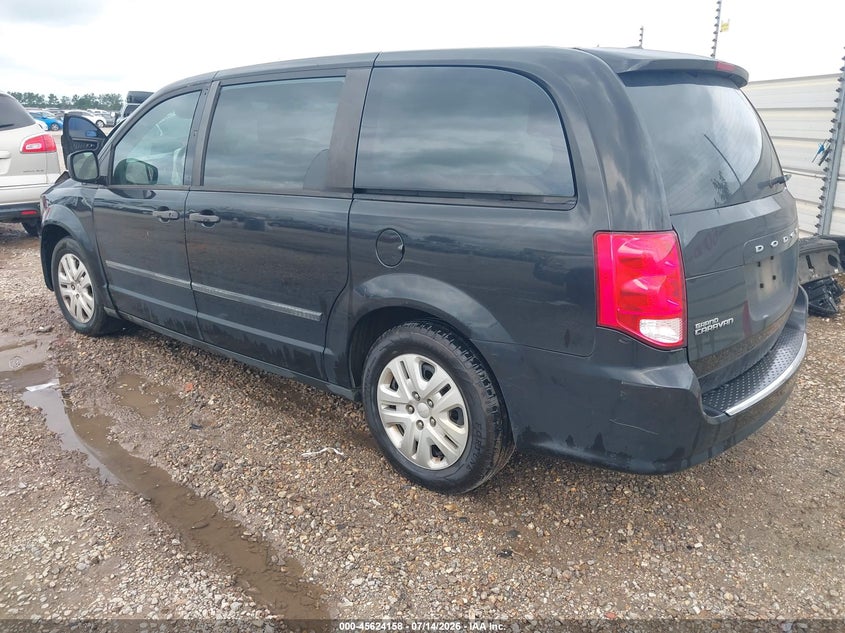 Vin: 2c4rdgbg3gr130885, lot: 46122624, dodge grand caravan american value pkg 20163