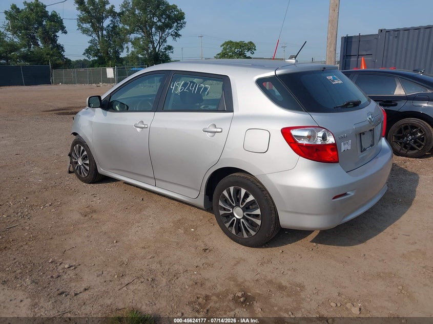 Vin: 2t1ku4ee8ac524691, lot: 46122642, toyota matrix 20103