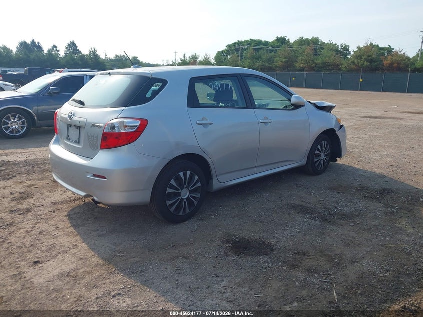 Vin: 2t1ku4ee8ac524691, lot: 46122642, toyota matrix 20104