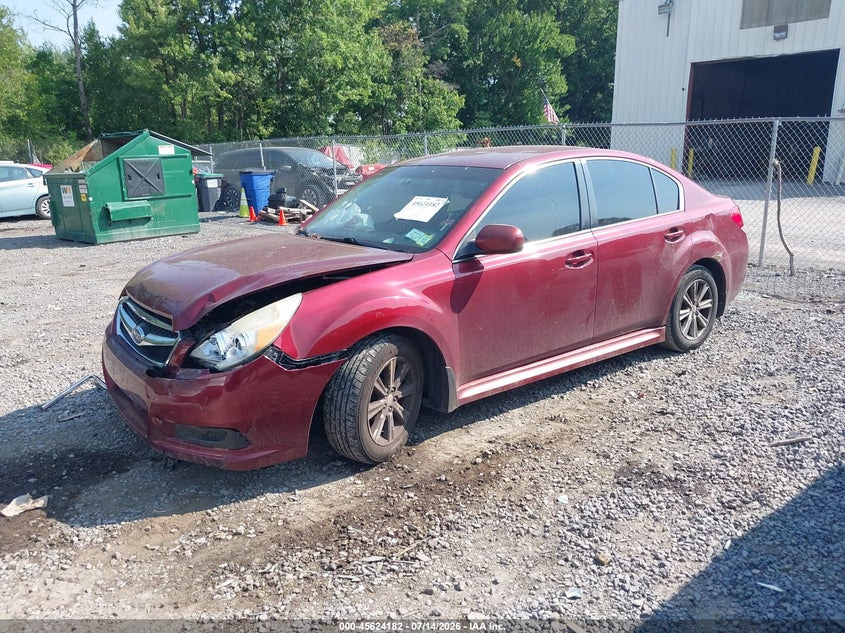 2010 SUBARU LEGACY auction photo 2