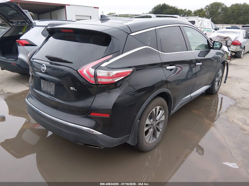 2017 Nissan Murano Sl VIN: 5N1AZ2MGXHN104728 Lot: 45624200