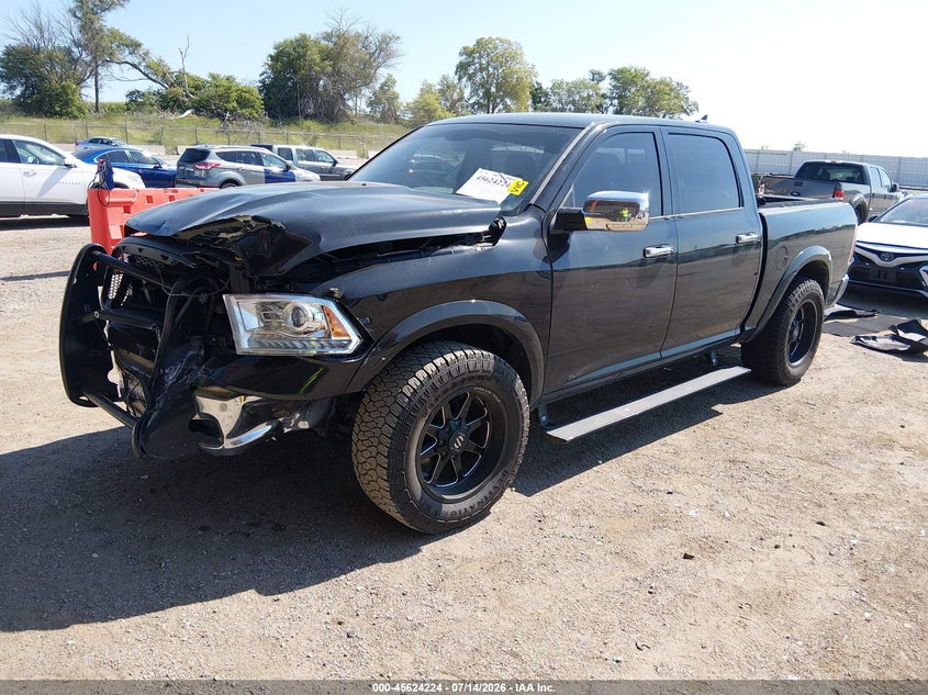 Vin: 1c6rr7nt5hs816198, lot: 46122690, ram 1500 laramie  4x4 5'7 box 20172