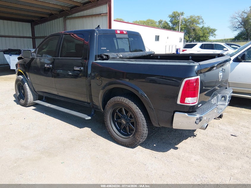 Vin: 1c6rr7nt5hs816198, lot: 46122690, ram 1500 laramie  4x4 5'7 box 20173