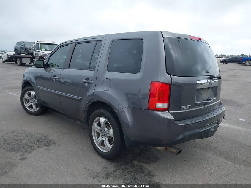 Vin: 5fnyf3h50fb023503, lot: 46122723, honda pilot ex-l 20153