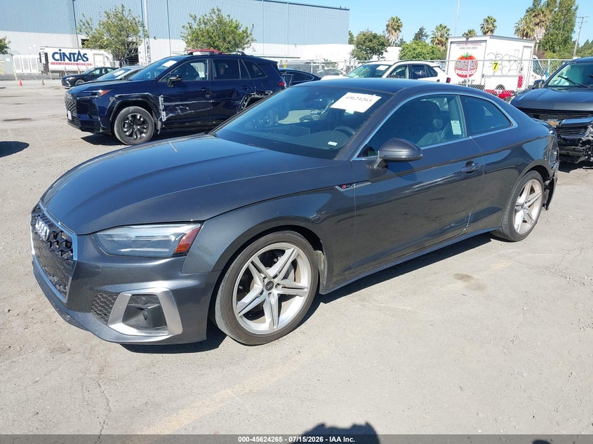 Vin: wausaaf54na025304, lot: 46122731, audi a5 premium 45 tfsi s line quattro s tronic 20222
