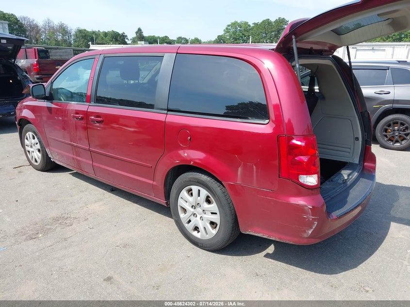 Vin: 2c4rdgbg4fr617172, lot: 46122768, dodge grand caravan se 20153