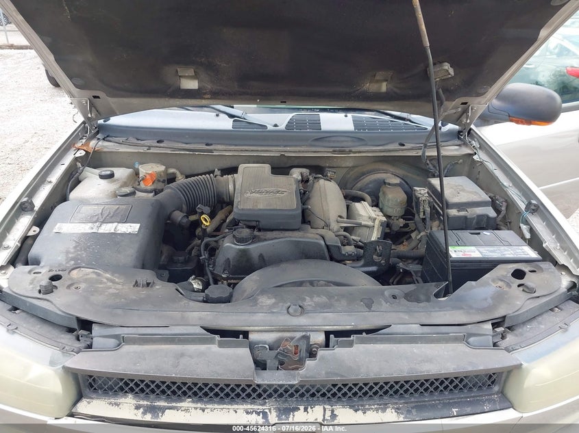 2002 Chevrolet Trailblazer Ltz VIN: 1GNDT13S322403738 Lot: 45624316