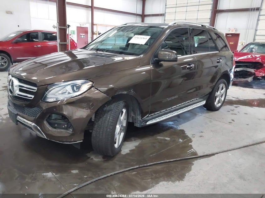 2016 Mercedes-Benz Gle 350, Правый перёд, IAAI, VIN 4JGDA5JB8GA781703 — фото 2