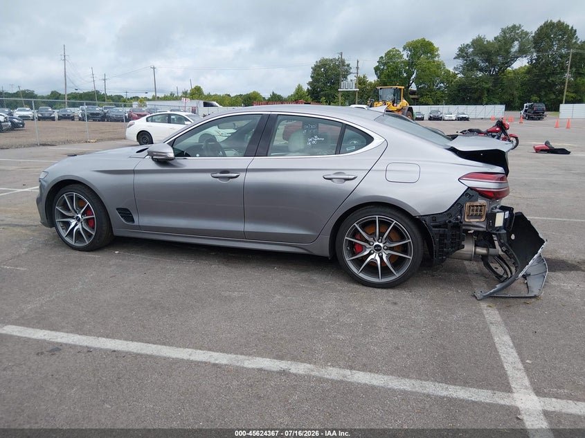 2025 Genesis G70 2.5T Rwd VIN: KMTG34SC9SU155311 Lot: 45624367
