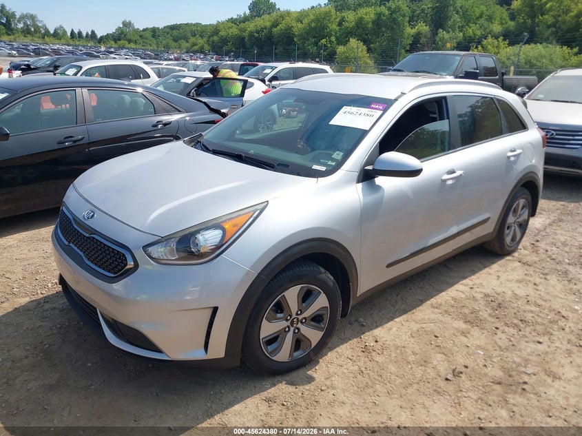 Vin: kndcb3lc2k5216419, lot: 46122846, kia niro lx 20192