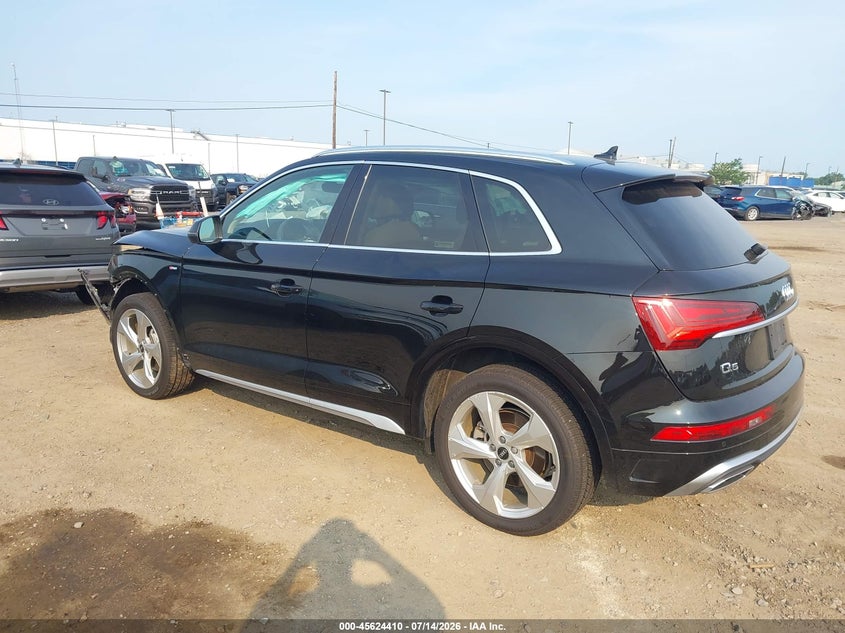 2022 AUDI Q5 SPORT UTILITY VEHICLE 2.0L I-4 DI, DOHC, VVT, TURBO, 261HP