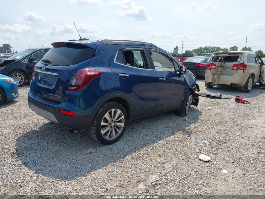 Vin: kl4cjesbxlb004663, lot: 46122933, buick encore awd preferred 20204