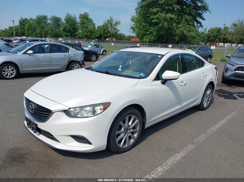 Vin: jm1gj1u56g1460792, lot: 46122940, mazda mazda6 i sport 20162