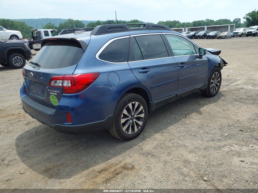 Vin: 4s4bsanc4h3240816, lot: 46122943, subaru outback 2.5i limited 20174