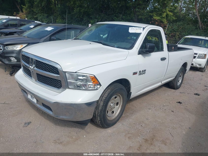 Vin: 3c6jr6dt7gg311925, lot: 46122956, ram 1500 tradesman 20162