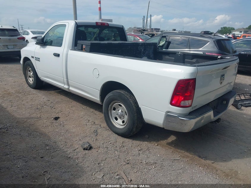 Vin: 3c6jr6dt7gg311925, lot: 46122956, ram 1500 tradesman 20163