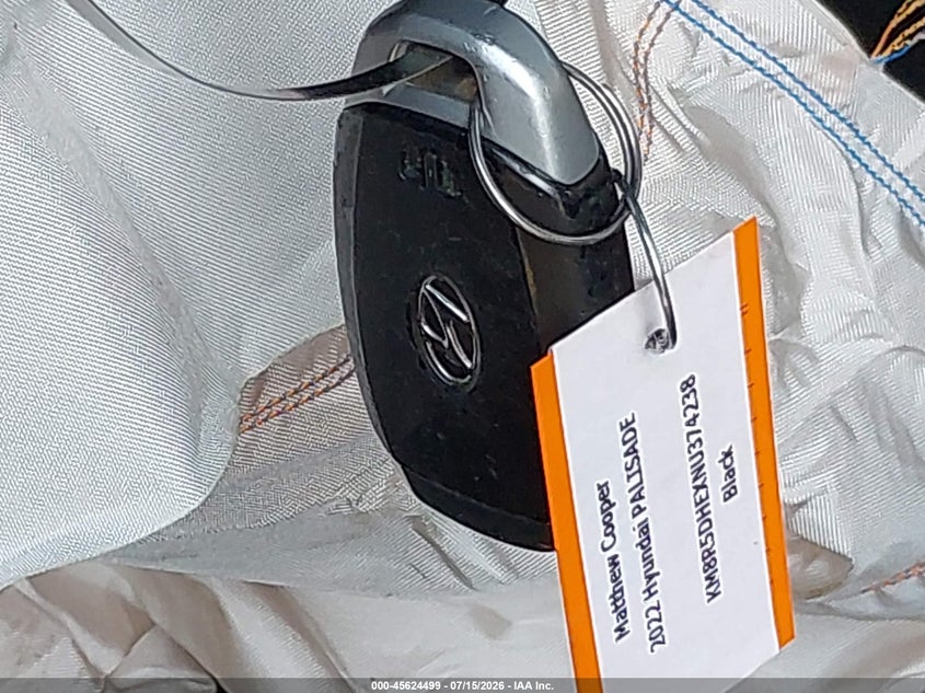 2022 Hyundai Palisade Limited VIN: KM8R5DHEXNU374238 Lot: 45624499