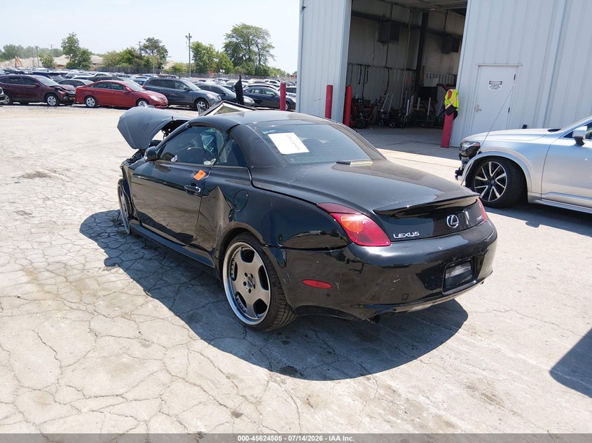 2002 Lexus Sc 430 VIN: JTHFN48Y120015959 Lot: 45624505