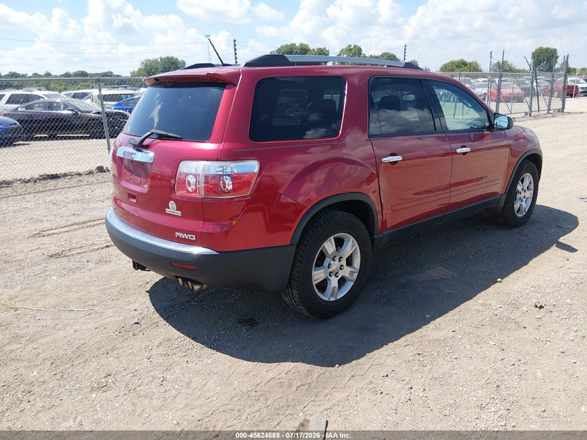 Vin: 1gkkvned6cj212195, lot: 46123055, gmc acadia sl 20124