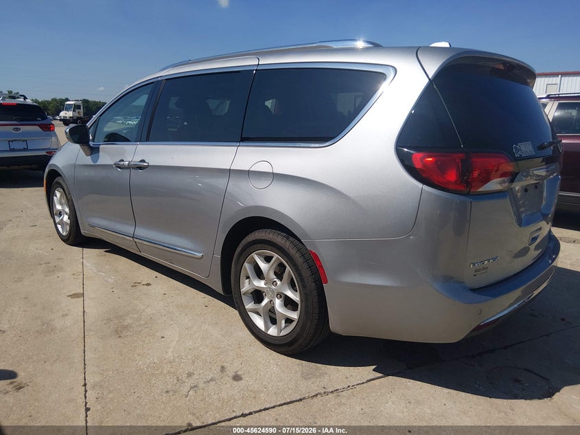 Vin: 2c4rc1gg7kr731816, lot: 46123056, chrysler pacifica limited 20193