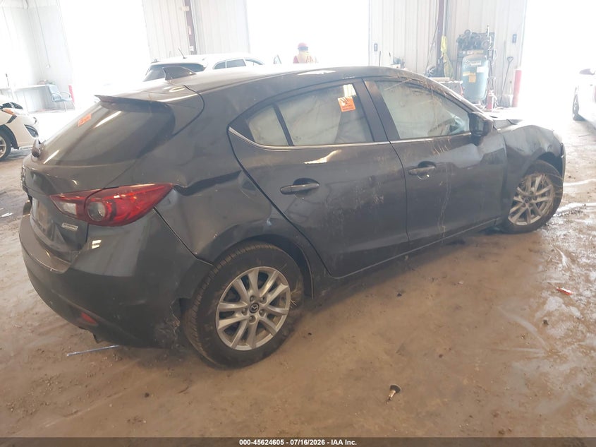 Vin: jm1bm1l7xf1246441, lot: 46123071, mazda mazda3 i touring 20154