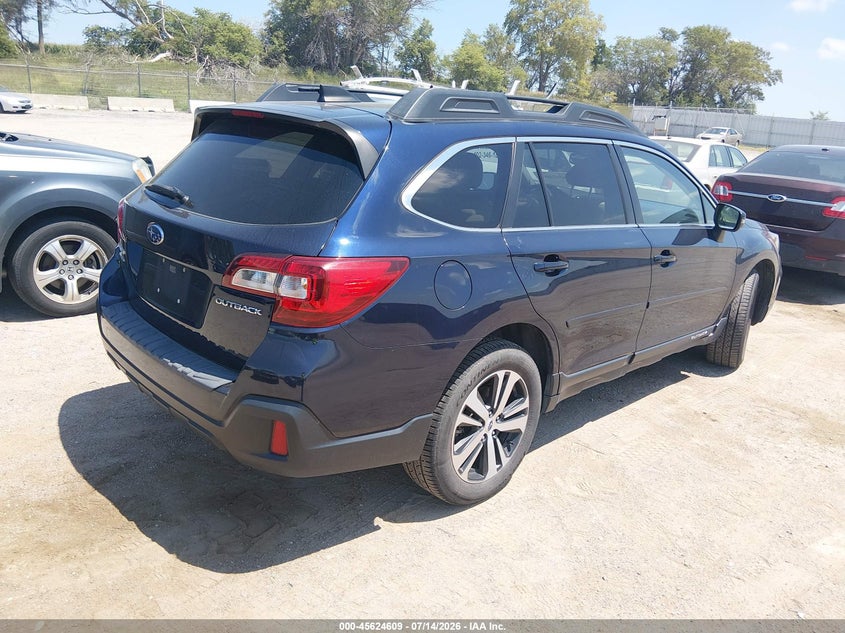 Vin: 4s4bsakc7j3222885, lot: 46123075, subaru outback 2.5i limited 20184