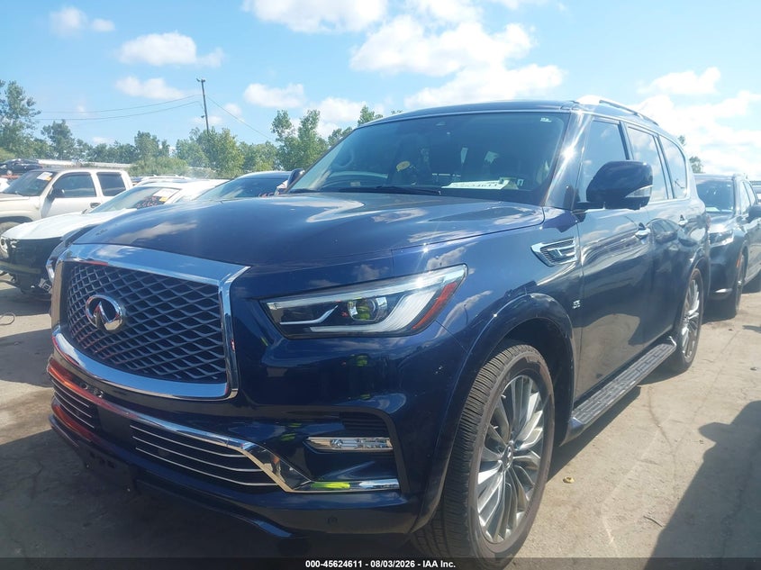 Vin: jn8az2ne7k9230969, lot: 46123077, infiniti qx80 luxe 20192
