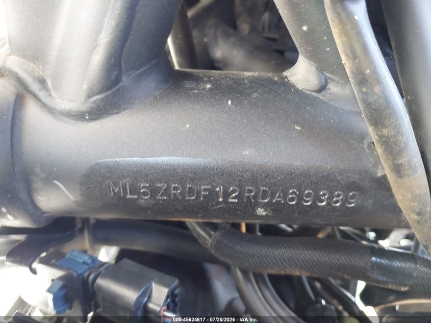 2024 Kawasaki Zr900 F VIN: ML5ZRDF12RDA69389 Lot: 45624617