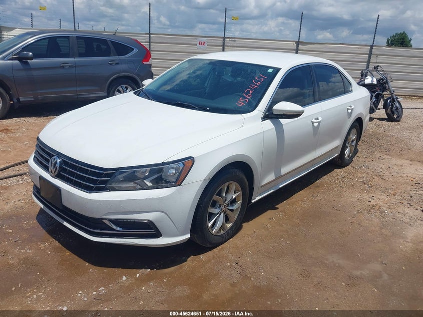 Vin: 1vwat7a37gc003867, lot: 46123117, volkswagen passat 1.8t s 20162