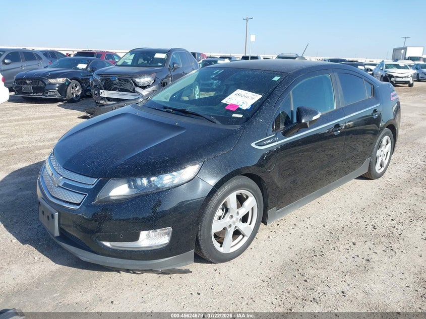 Vin: 1g1rd6e42fu121598, lot: 46123145, chevrolet volt 20152