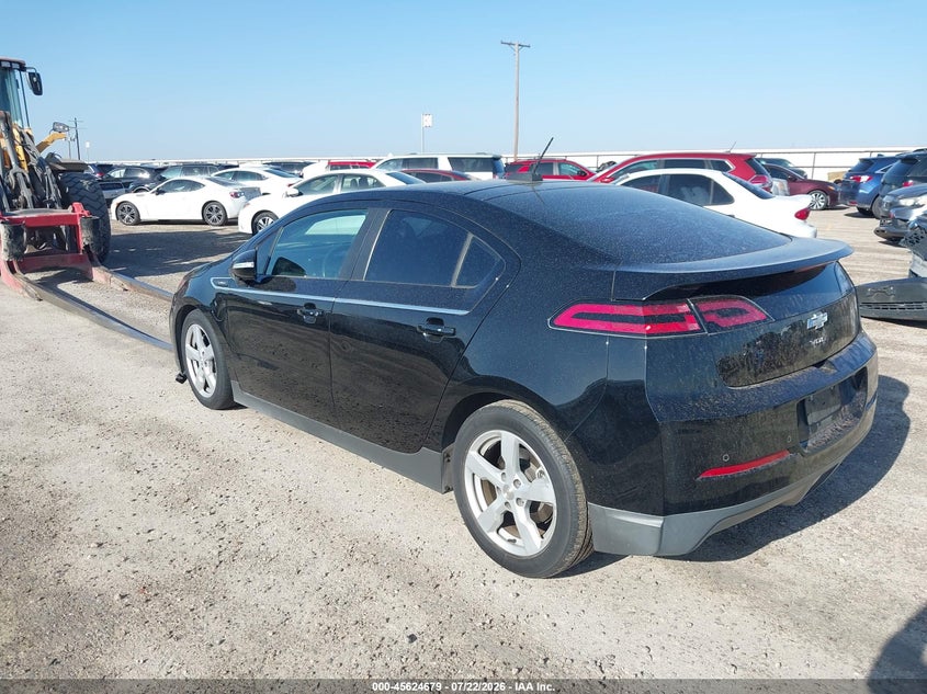 Vin: 1g1rd6e42fu121598, lot: 46123145, chevrolet volt 20153