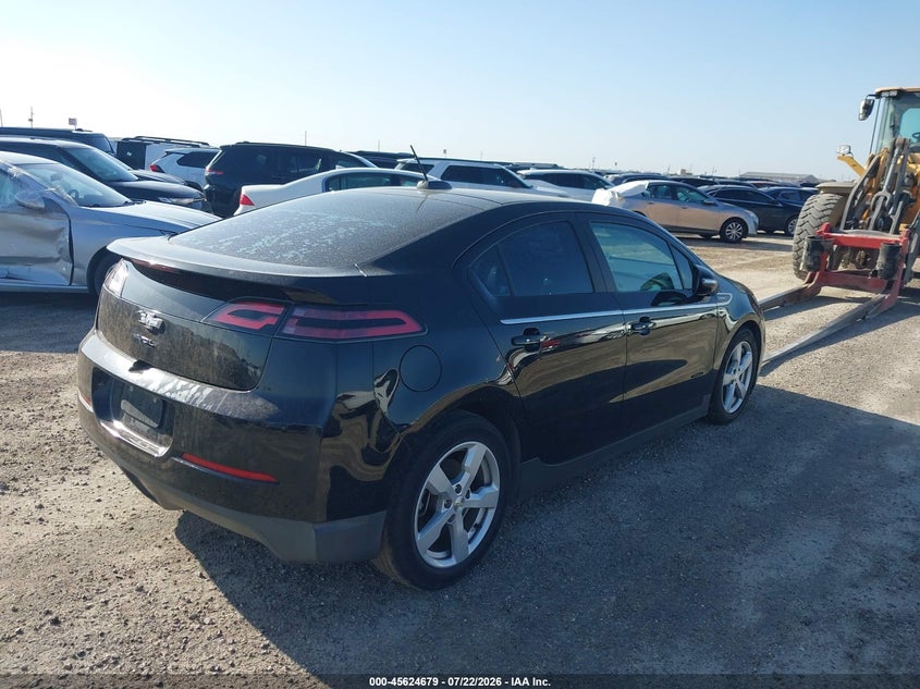 Vin: 1g1rd6e42fu121598, lot: 46123145, chevrolet volt 20154