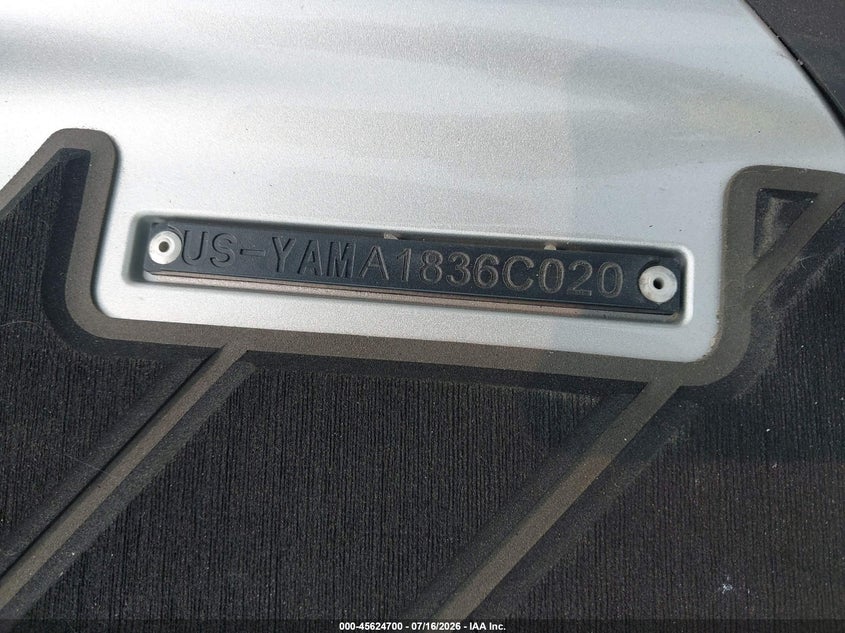 2020 Yamaha Other VIN: YAMA1836C020 Lot: 45624700