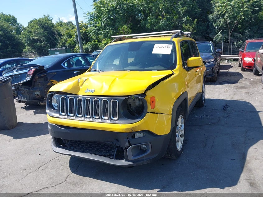 2018 Jeep Renegade Latitude Fwd VIN: ZACCJABB8JPJ68489 Lot: 45624739